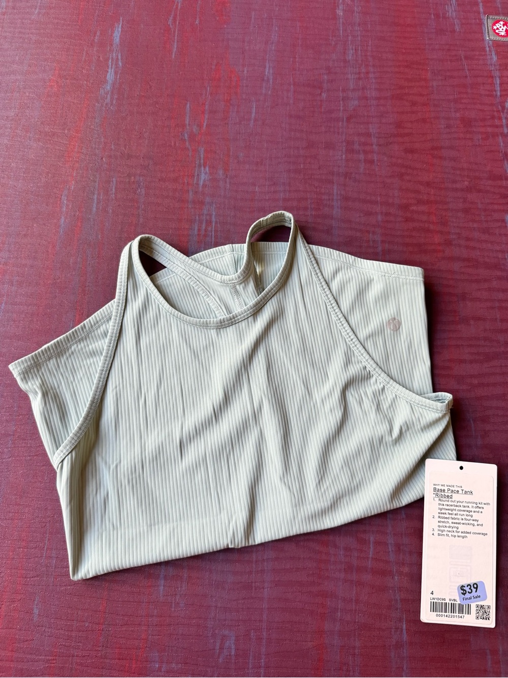 Lululemon Ribbed Base Pace Tank Top - Picture 2 of 5